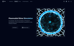 Plasmodial Slime Simulation Thumbnail